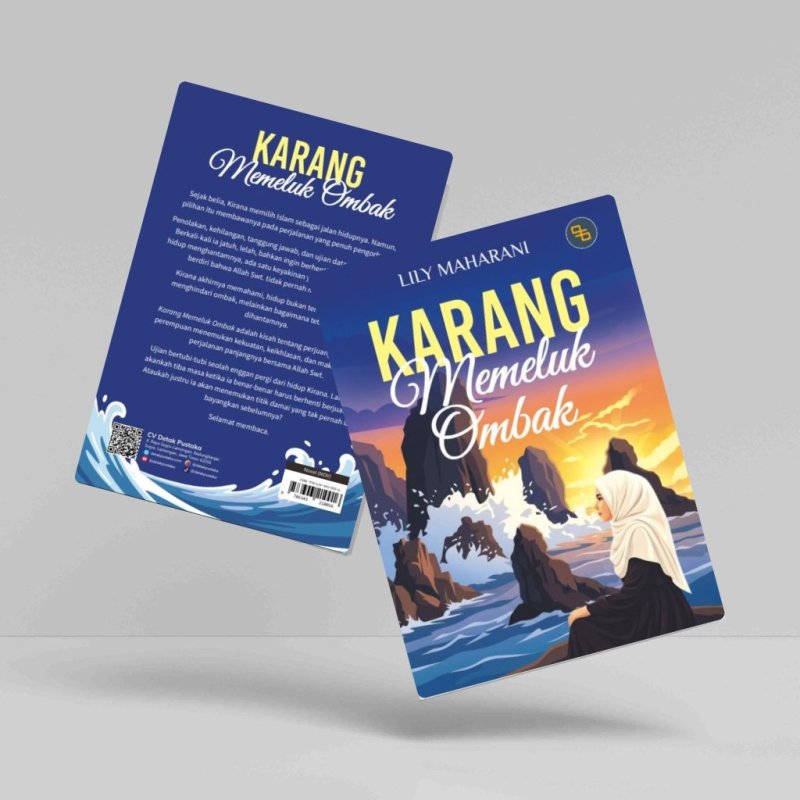 karang memeluk ombak
